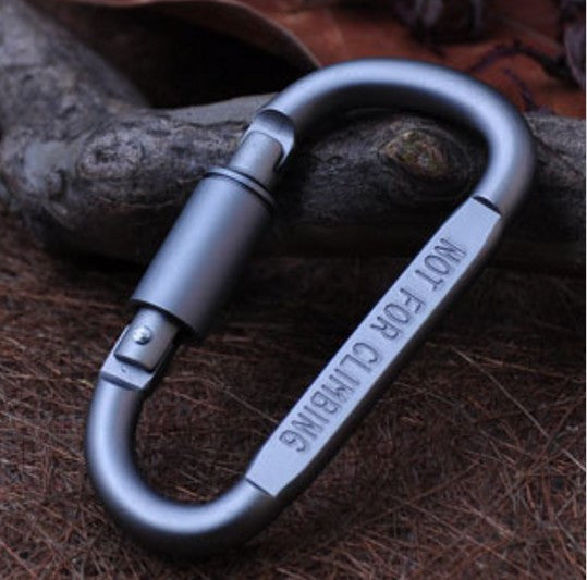 Lock Survival Hook Camp Carabiner D Shape