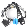 Bright Zoomable LED Headlamp Flashlight