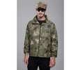 Raincoat Camo Hiking Waterproof Jacket