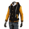 Mens Slim Fit Baseball Jacket Varsity Hoodies