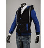 Mens Slim Fit Baseball Jacket Varsity Hoodies